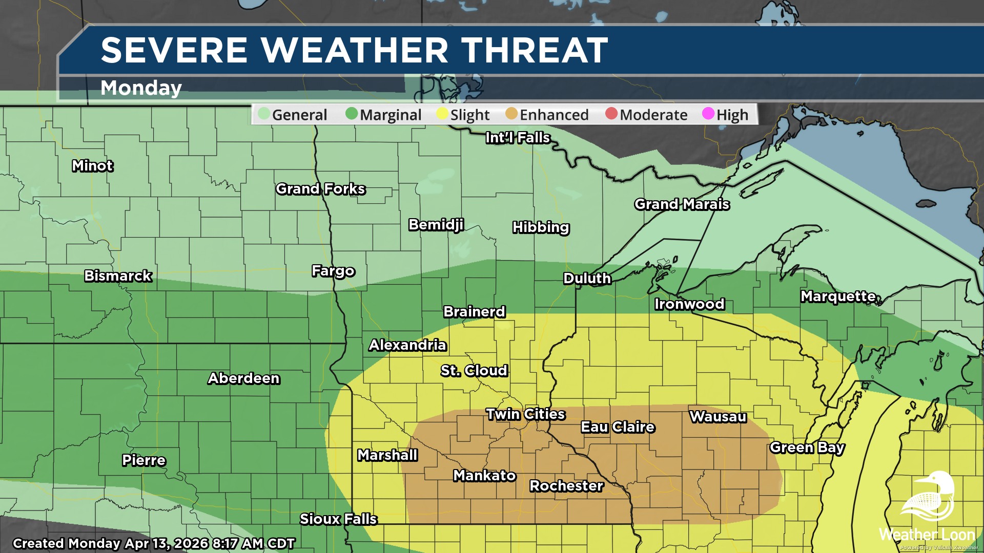 Severe Threat Monday Afternoon & Evening