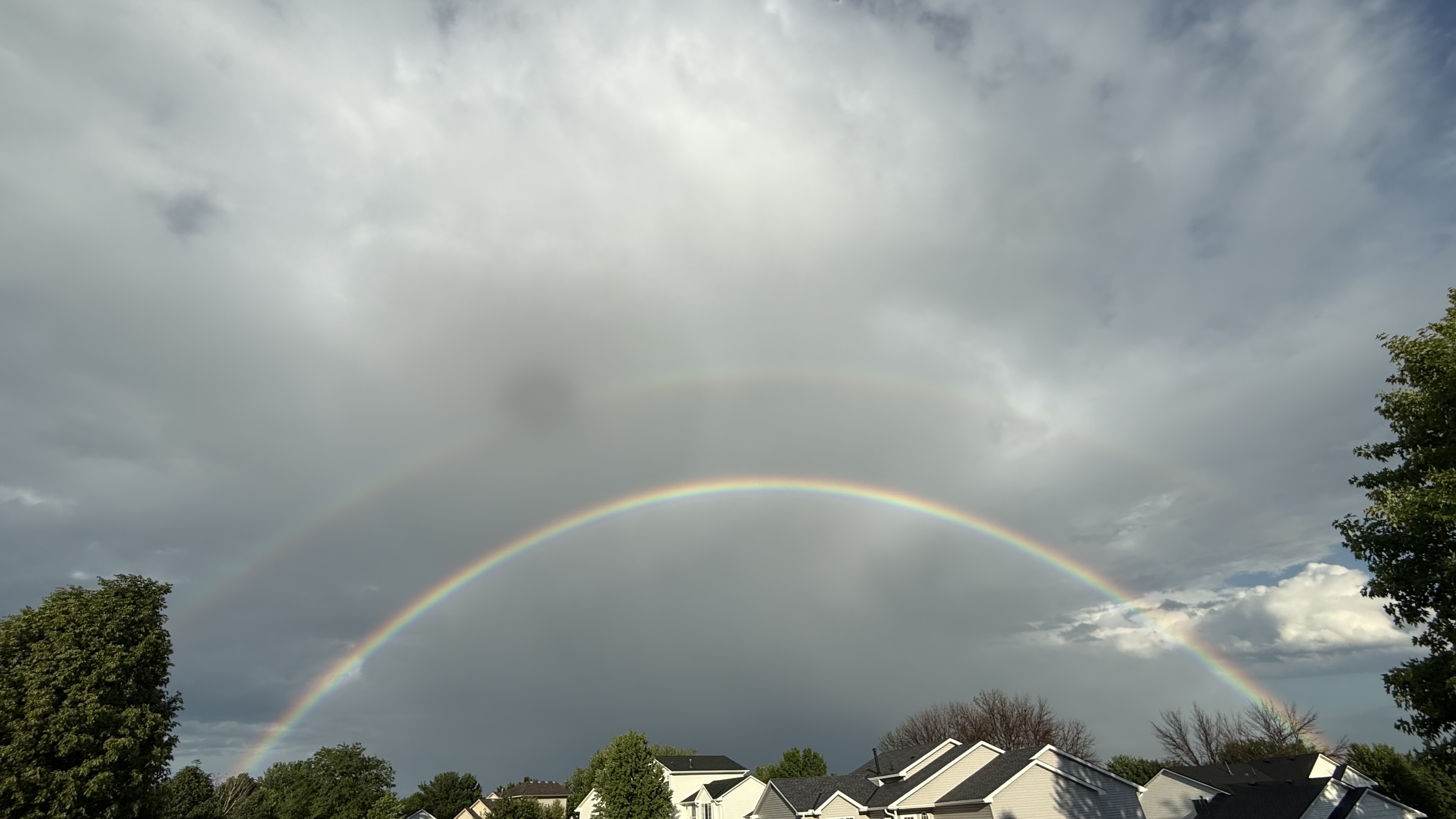 Double rainbow after the storms